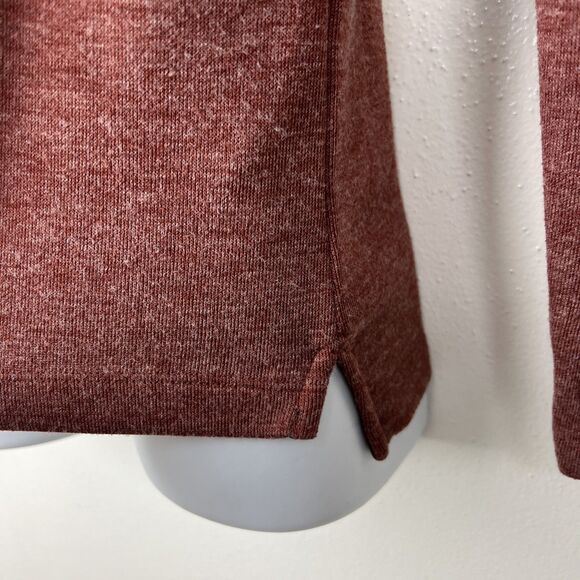 Banana Republic Sweater Men Small Red Long Sleeve Pullover Henley Casual - Picture 7 of 12